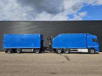 XF 440 6x2 / PENZ CRANE - KRAN + TIPPER TRAILER